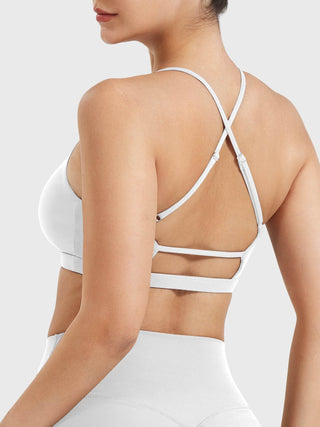 Yeoreo Chilene Criss Cross Back Sports Bra Kakao / L