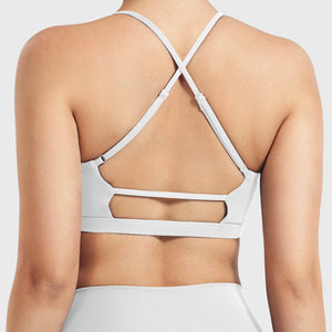 Yeoreo Chilene Criss Cross Back Sports Bra Kakao / S