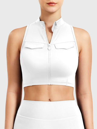 Yeoreo Chlonie Cargo Crop Tank Klein Blau / L