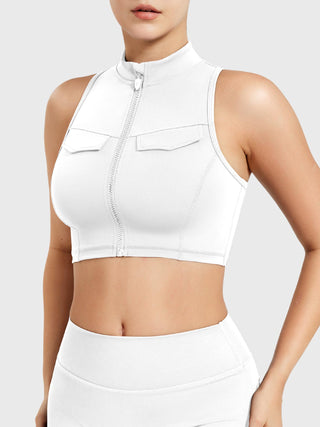 Yeoreo Chlonie Cargo Crop Tank Grau / S