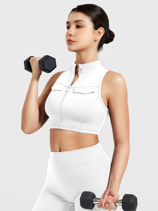 Yeoreo Chlonie Cargo Crop Tank Grau / M