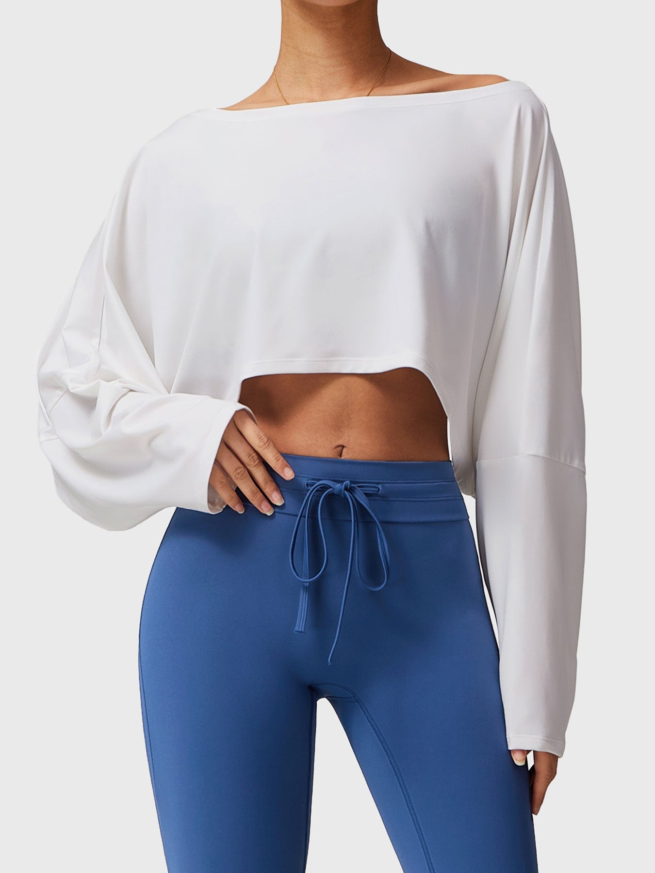 Yeoreo Alison schulterfrei Langarm Dolman