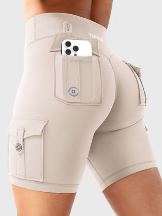 Yeoreo Hedda V-Bund Cargo Radfahren Shorts - Yeoreo Germany