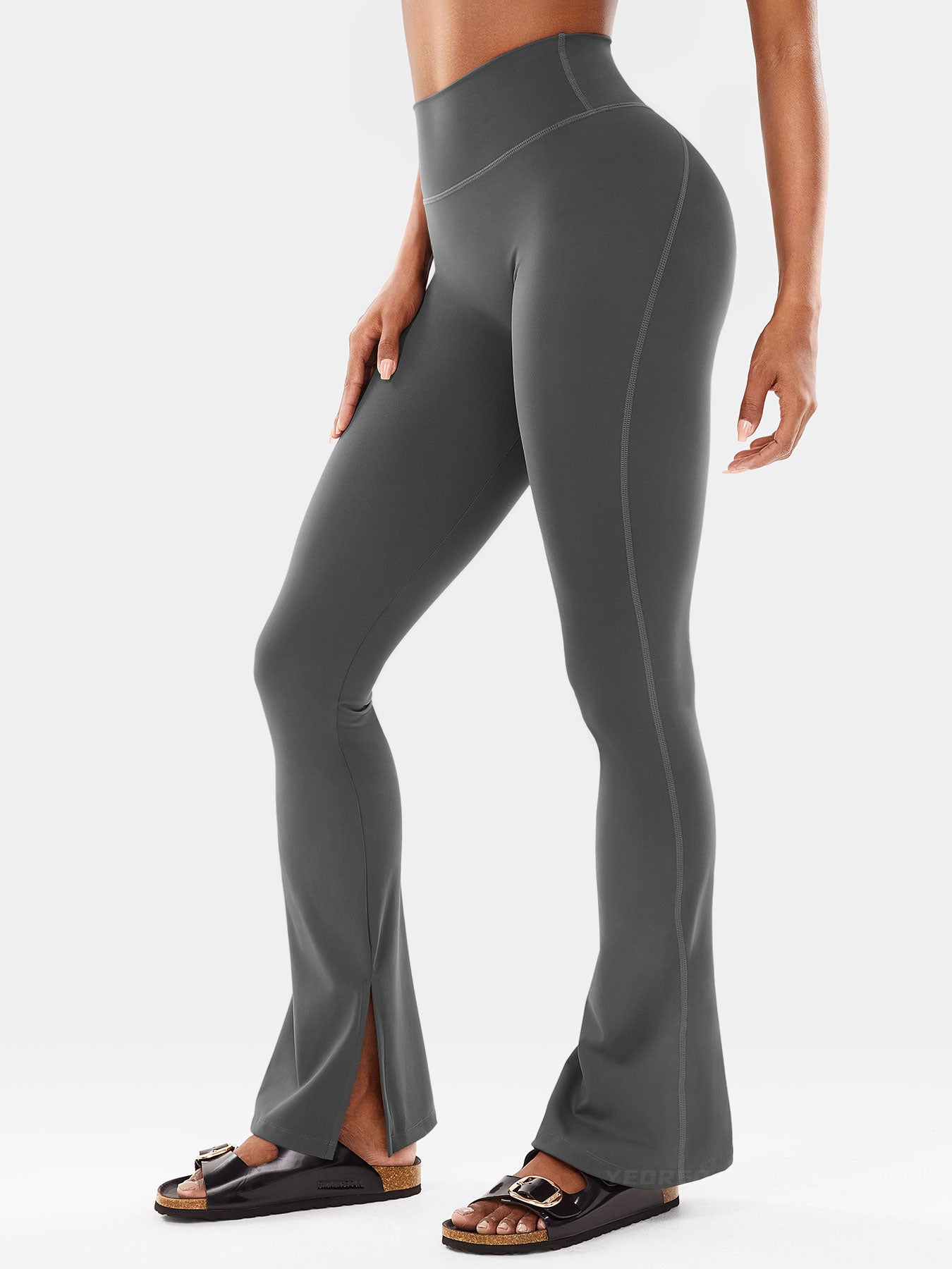 Yeoreo Nasreen Flared Leggings mit geteiltem Saum - Yeoreo Germany