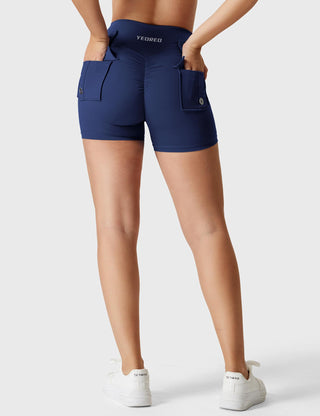 Yeoreo V-waistband Charm Shorts Marineblau
