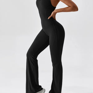 Yeoreo Ausgestellter Jumpsuit/Overall Schwarz