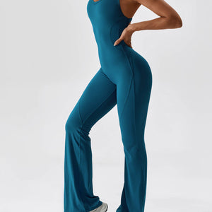 Yeoreo Ausgestellter Jumpsuit/Overall Marineblau