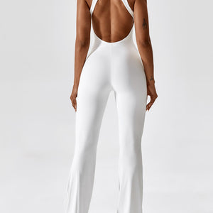 Yeoreo Ausgestellter Jumpsuit/Overall Weiß