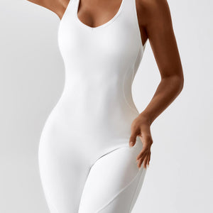 Yeoreo Ausgestellter Jumpsuit/Overall Weiß