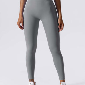 Yeoreo V-Rücken Scrunch Leggings Hellgrau