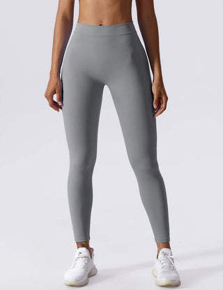 Yeoreo V-Rücken Scrunch Leggings Hellgrau