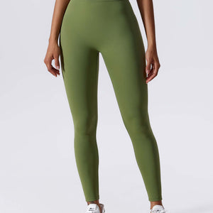 Yeoreo V-Rücken Scrunch Leggings Armeegrün