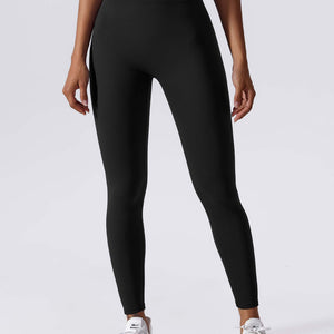 Yeoreo V-Rücken Scrunch Leggings Schwarz