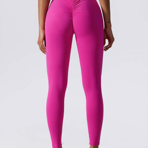 Yeoreo V-Rücken Scrunch Leggings Rose