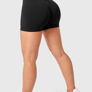 Yeoreo V Cross Liz Nahtlose Shorts 3.6" Schwarz