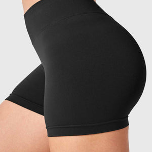 Yeoreo V Cross Liz Nahtlose Shorts 3.6" Schwarz