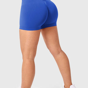 Yeoreo V Cross Liz Nahtlose Shorts 3.6" Blau