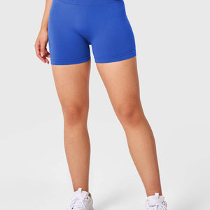 Yeoreo V Cross Liz Nahtlose Shorts 3.6" Blau