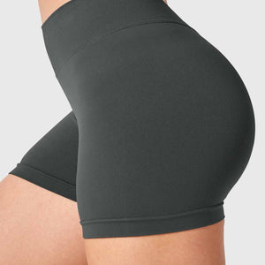 Yeoreo V Cross Liz Nahtlose Shorts 3.6" Rauchgrau