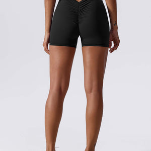 Yeoreo Gerüscht Shorts Schwarz