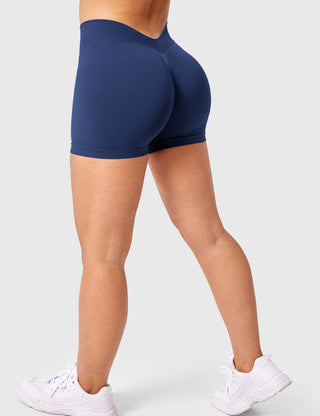 Yeoreo V Cross Liz Nahtlose Shorts 3.6" Dunkelblau