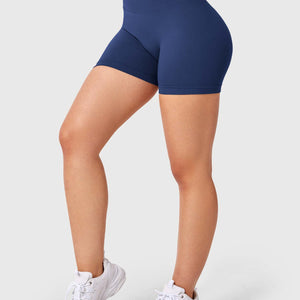 Yeoreo V Cross Liz Nahtlose Shorts 3.6" Dunkelblau