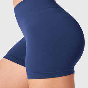 Yeoreo V Cross Liz Nahtlose Shorts 3.6" Dunkelblau