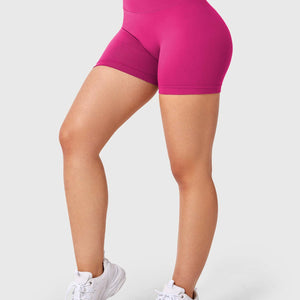 Yeoreo V Cross Liz Nahtlose Shorts 3.6" Rose