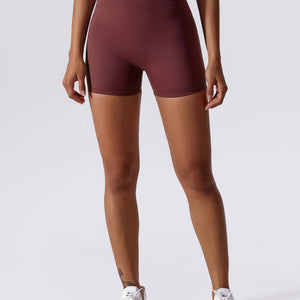 Yeoreo Gerüscht Shorts Weinrot