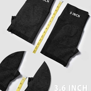 Yeoreo 3.6" Profi-Shorts Schwarz