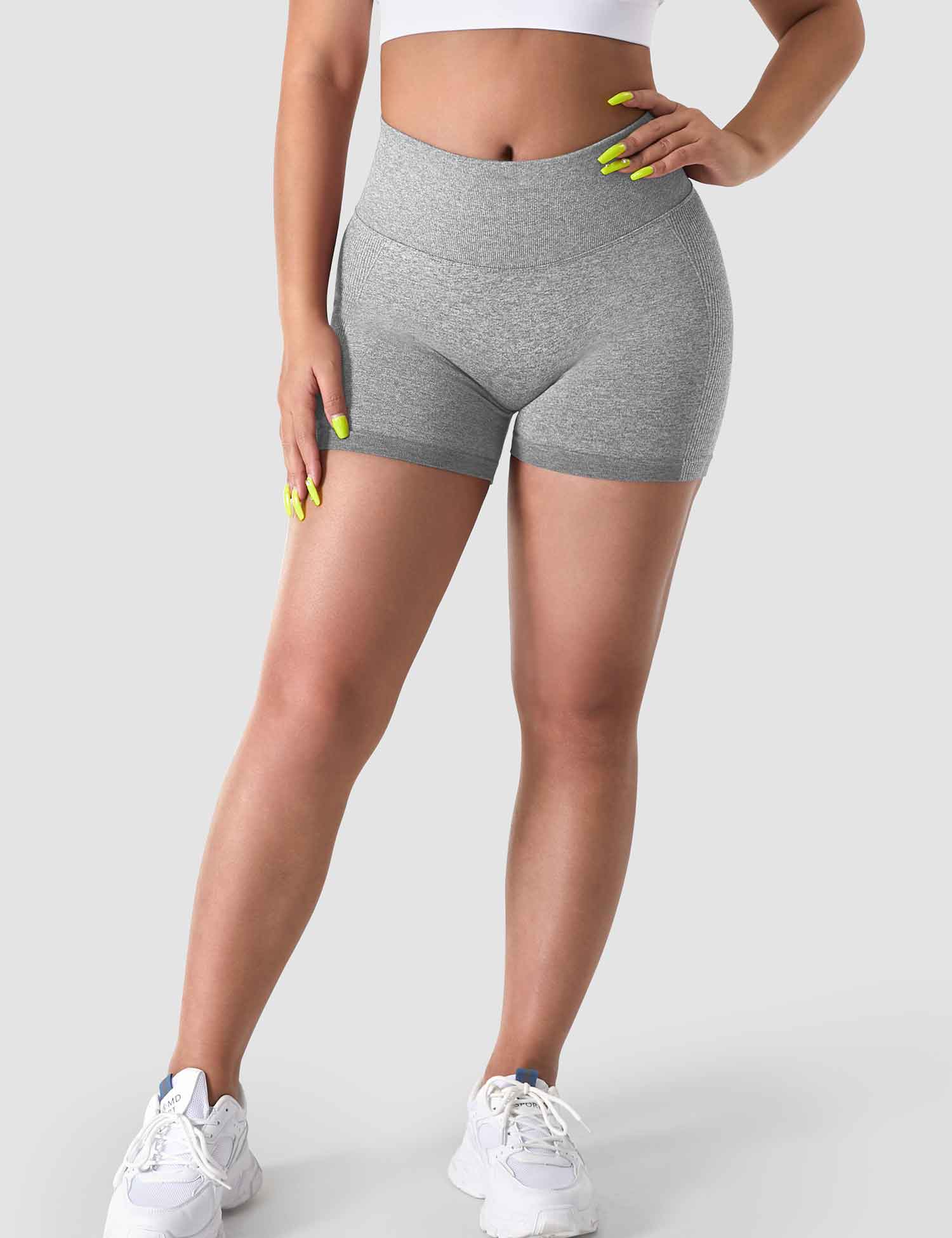 Yeoreo 3.6" Profi-Shorts Hellgrau