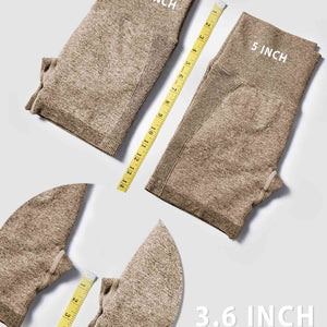 Yeoreo 3.6" Profi-Shorts Hellgrau