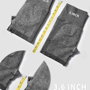 Yeoreo 3.6" Profi-Shorts Dunkelgrau